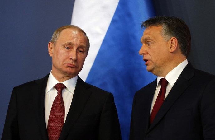 V. Putinas atvyko darbo vizito į Vengriją
