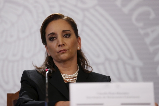 Meksikos užsienio reikalų ministrė Claudia Ruiz Massieu