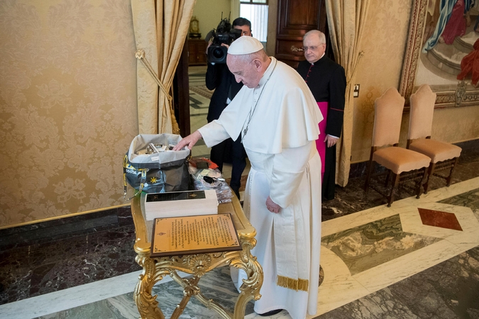 Popiežius pirmą kartą susitiko su Mormonų Bažnyčios vadovybe