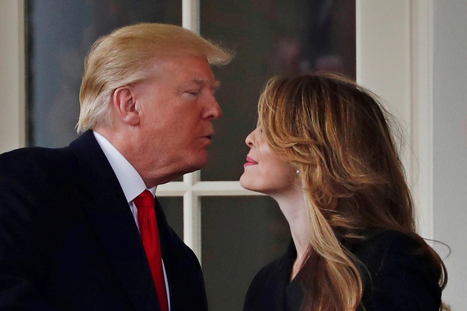 Donaldas Trumpas ir Hope Hicks