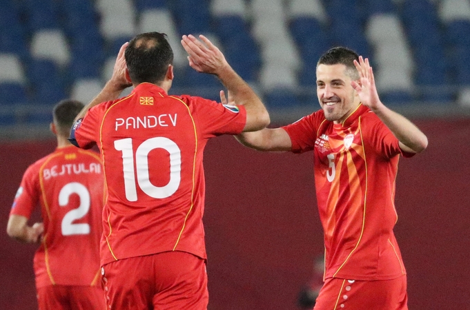 37-erių veteranas pirmą kartą Šiaurės Makedoniją išvedė į Europos čempionatą