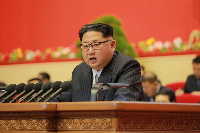 Šiaurės Korėjos lyderis Kim Jong-Unas