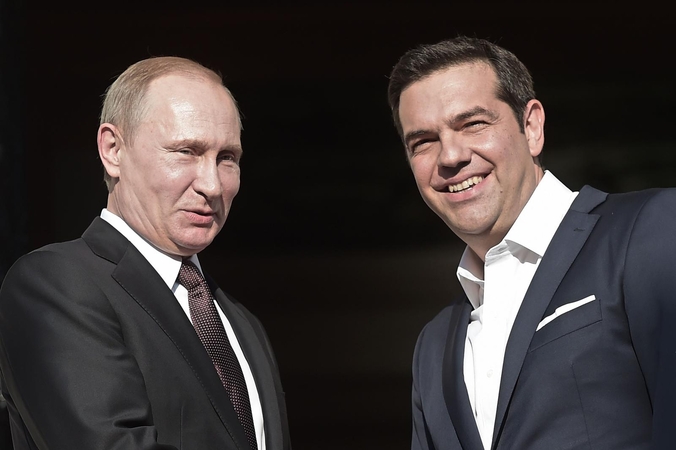 Vladimiras Putinas ir Alexis Tsipras
