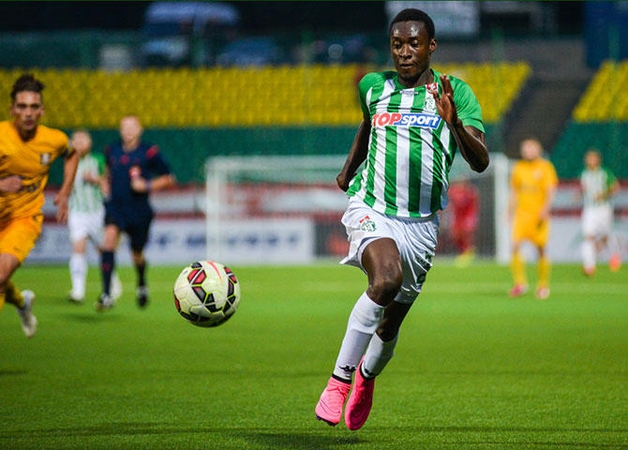 Lietuvos futbolo A lygos lyderių dvikovą laimėjo "Žalgiris"