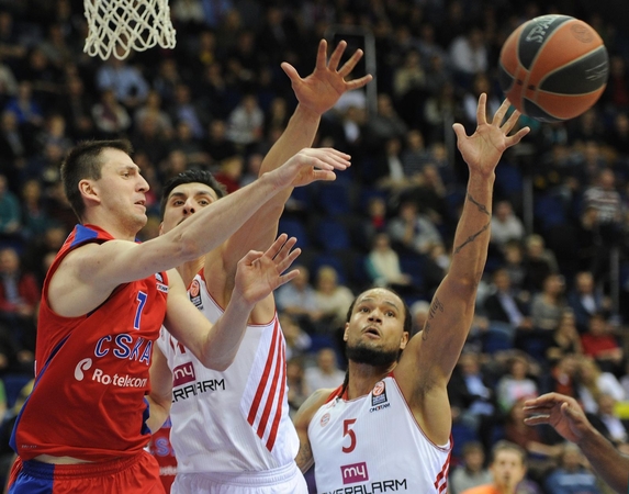 Eurolygos krepšinio turnyro "Top 16" etapo dvyliktasis turas prasidėjo CSKA pergale