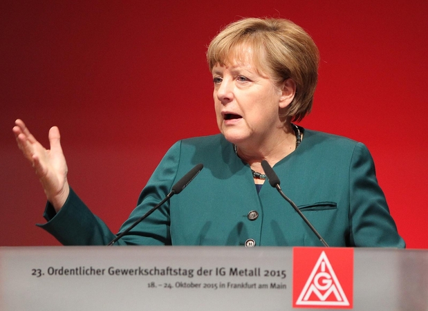 A. Merkel: imigrantų banga yra šalutinis globalizacijos padarinys