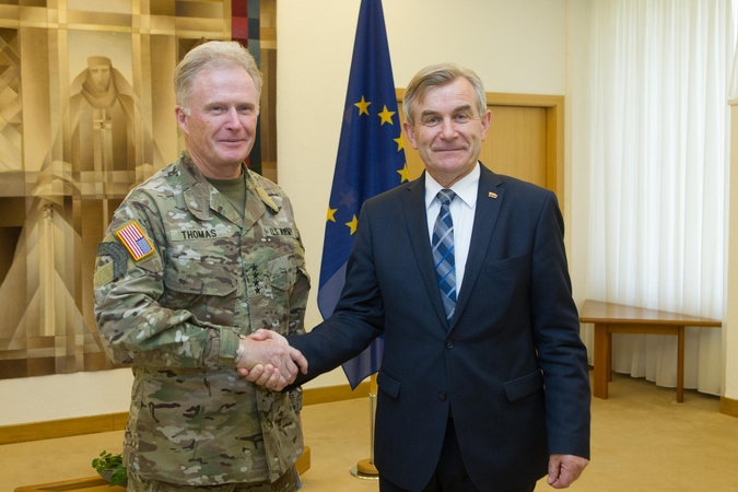 Viktoras Pranckietis ir Raymondas Thomasas