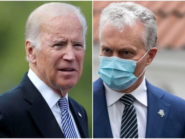 Joe Bidenas ir Gitanas Nausėda