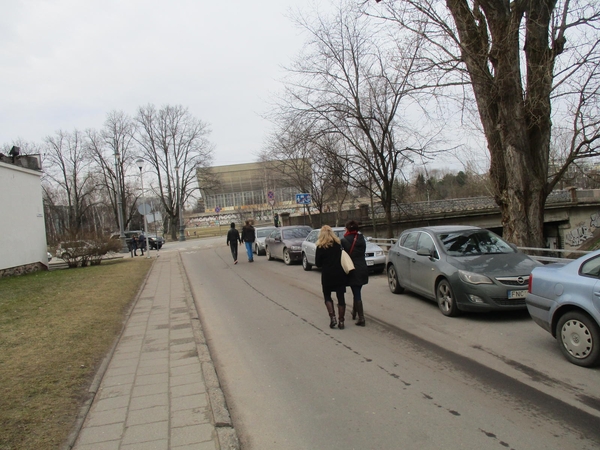 Pradedamas riboti pėsčiųjų eismas Gedimino kalno papėdėje 