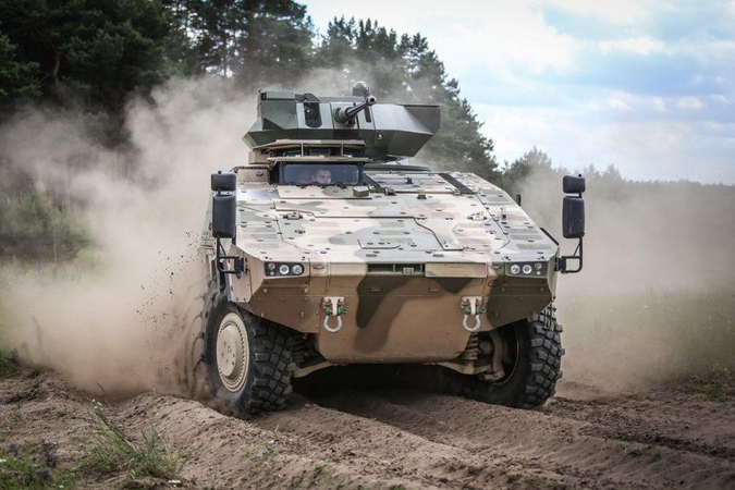 Iš Vokietijos į Lietuvą išlydėta likusi NATO bataliono karinė technika