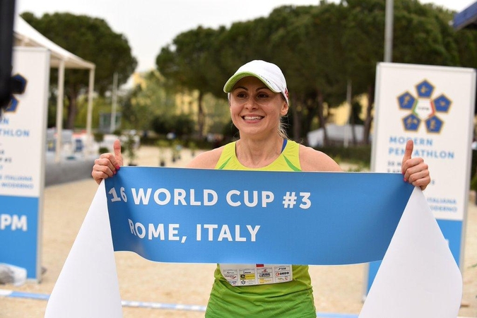 Penkiakovininkė L. Asadauskaitė-Zadneprovskienė triumfavo Italijoje