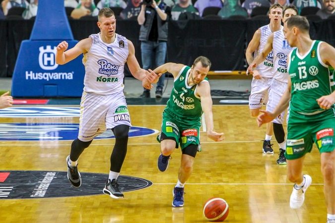 Be M. Grigonio likęs „Žalgiris“ su siautėjusiu L. Lekavičiumi žengė į KMT finalo ketvertą