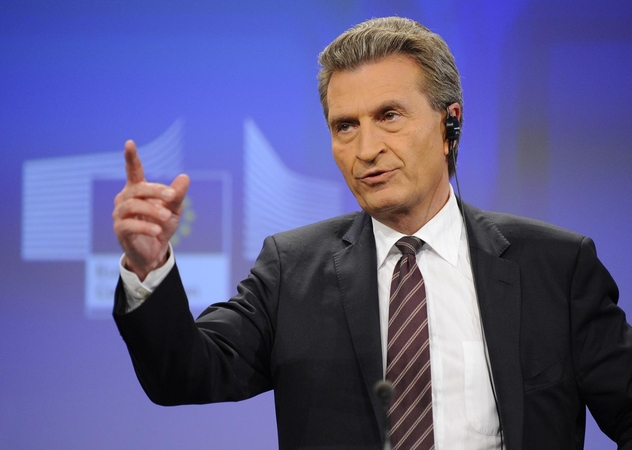 G. Oettingeris: laisvos prekybos sutartis nesukels įtampos tarp "Gazprom" ir Ukrainos