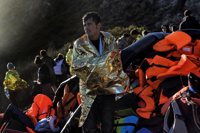 Prancūzijoje iš sunkvežimio išgelbėti beveik mirtinai sušalę migrantai