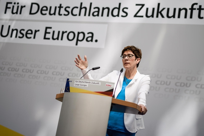 70 proc. vokiečių nemano, kad A. Kramp-Karrenbauer  tinkama būti kanclere