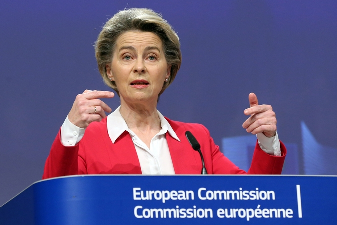U. von der Leyen gina ES vakcinacijos strategiją