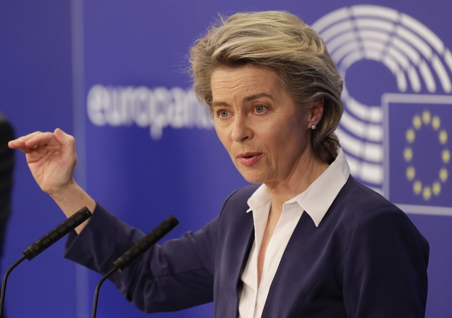 U. von der Leyen apie vakcinacijos tikslus: yra gerai būti ambicingiems