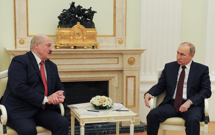 Aliaksandras Lukašenka ir Vladimiras Putinas