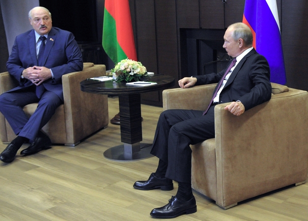 Aliaksandras Lukašenka ir Vladimiras Putinas