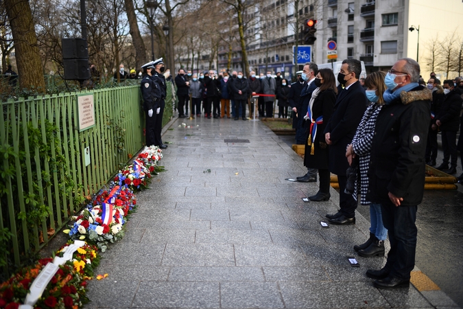 Prancūzijoje paminėtos išpuolio prieš „Charlie Hebdo“ metinės