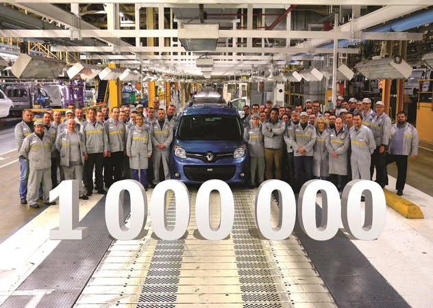 Iš "Renault" gamyklos išriedėjo milijoninis "Kangoo"