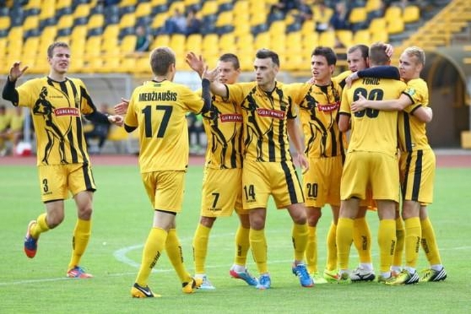 "Šiaulių" futbolininkai Rygoje sužaidė lygiosiomis su "Skonto" klubu