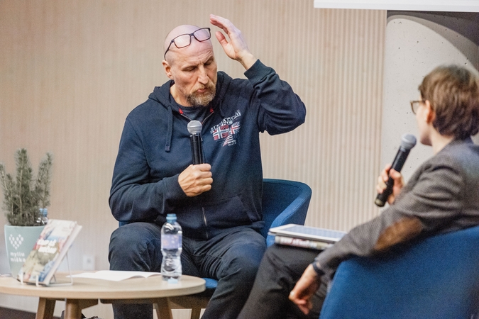 S. Parulskio romano „Kaip aš mečiau“ pristatymas