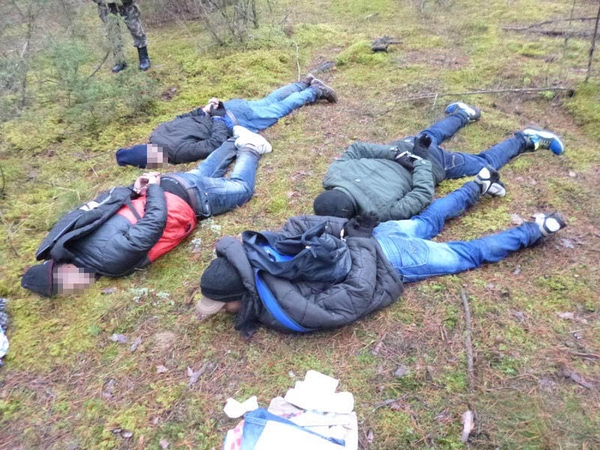 Vilniaus rajone pasieniečiai sulaikė 5 nelegalus