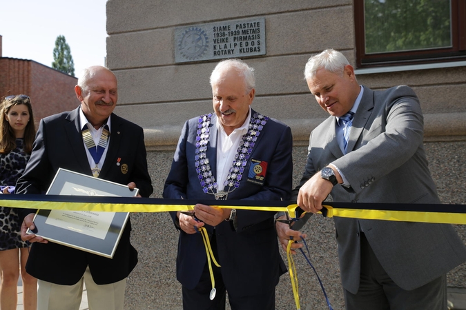 Rotary ištakas Klaipėdoje ženklins paminklinė lenta