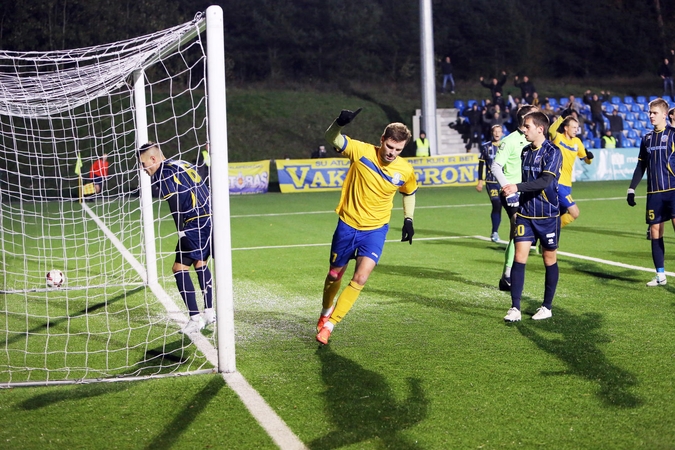 LFF taurės ketvirtfinalis: "Atlantas" įrodė pranašumą prieš "Klaipėdos granitą"