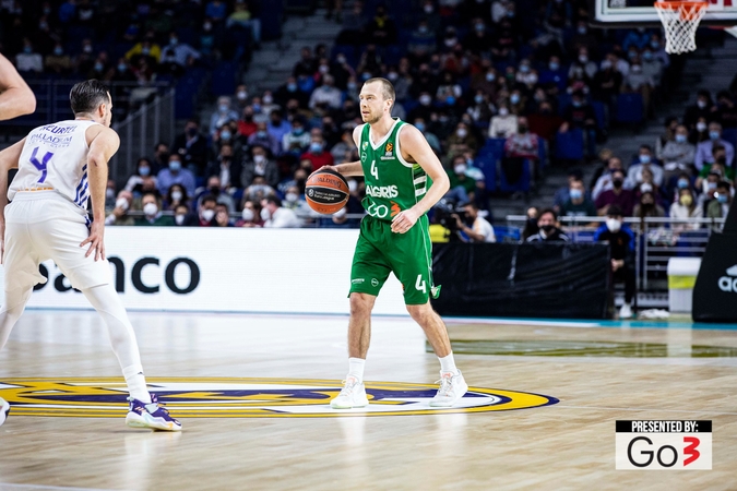   	Charakterį Madride parodęs „Žalgiris“ taškų lenktynėse nespėjo paskui „Real“