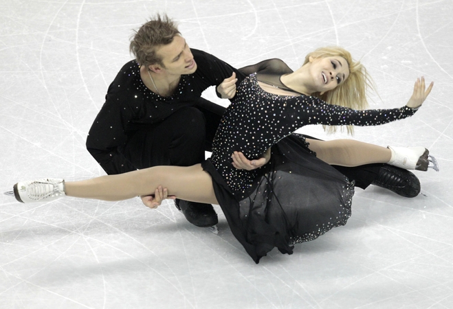 I. Tobias ir D. Stagniūnas po trumposios programos "Skate America" turnyre – aštunti