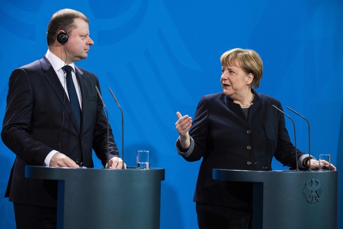 A. Merkel žada paramą, bet nekalba apie Astravo AE blokavimą