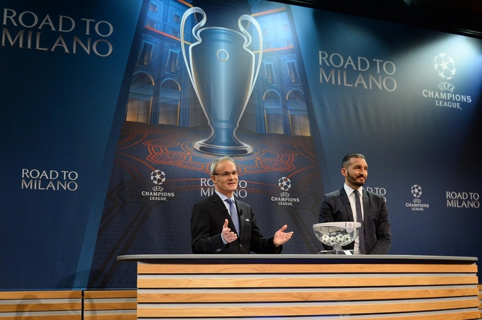 Paaiškėjo UEFA Čempionų lygos futbolo turnyro ketvirtfinalio poros
