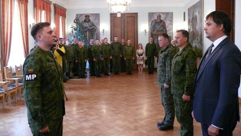 Į misiją Afganistane kariai išlydėti iš Kauno