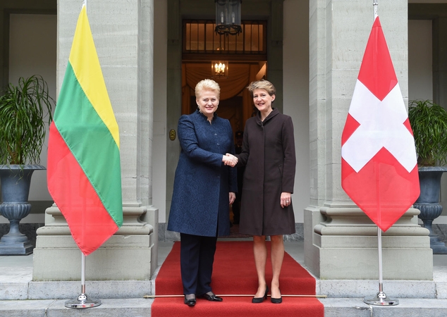 Prezidentė: ryšiai su Šveicarija stiprina Lietuvos konkurencingumą