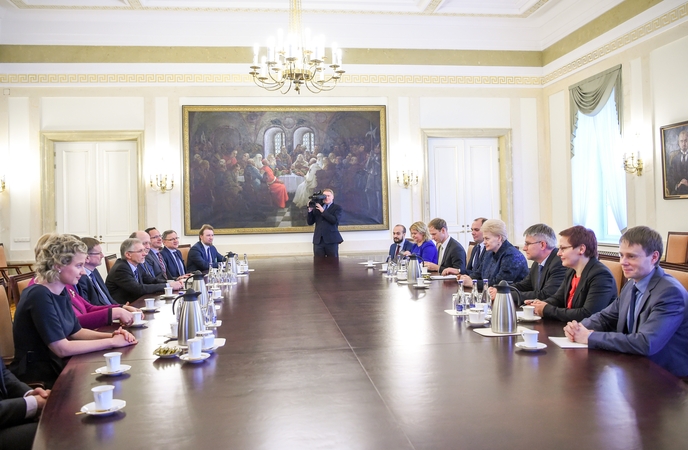 Prezidentė: būtina išnaudoti geopolitinę dinamiką Lietuvos interesams