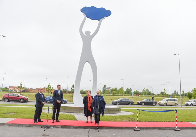 Vilnių papuošė Lietuvos ir Suomijos draugystės ženklas