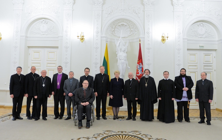 Prezidentė: tikinčiųjų bendruomenės padeda kurti socialiai teisingesnę visuomenę