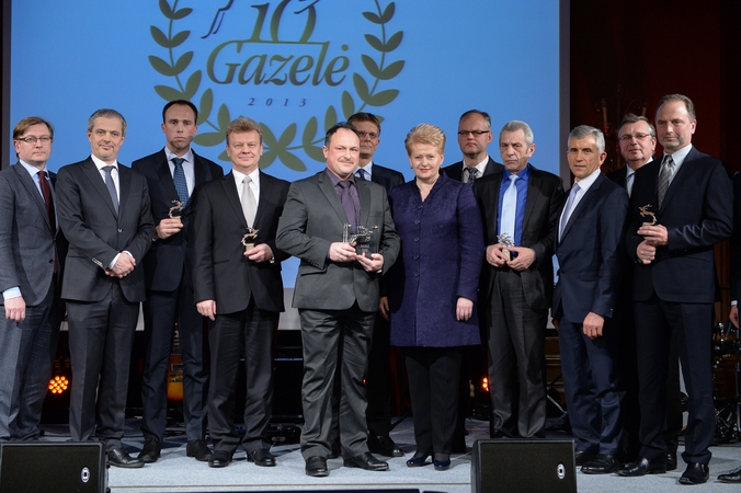 Verslininkams įteikti „Gazelė 2013" apdovanojimai