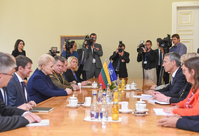 Prezidentė: Baltijos šalių saugumas svarbus visam NATO