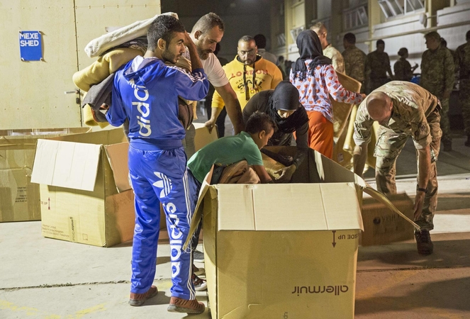 Daugiau nei 100 migrantų išsilaipino britų bazėje Kipro saloje