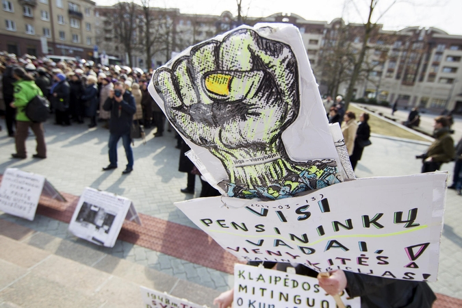 Sukilo Lietuvos pensininkai: reikalauja didesnių pensijų ir algų