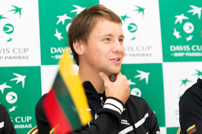 Daviso taurės mače sostinėje pirmasis į kovą stos R. Berankis