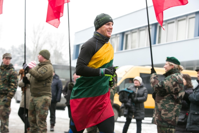 J. Olekas: bėgimas parodė, kad Lietuva prisimena laisvės gynėjus