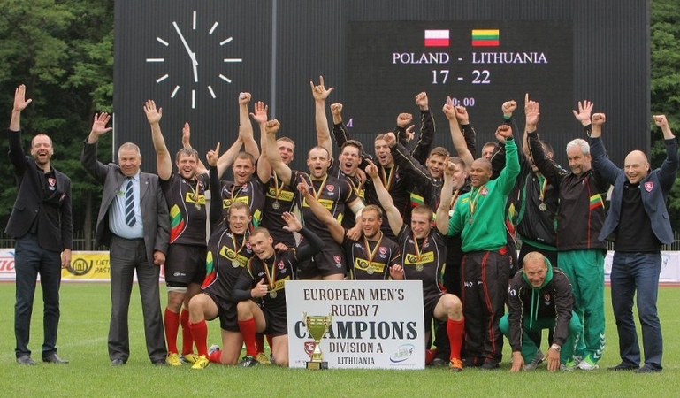 Kaune pagerbti regbio čempionato nugalėtojai
