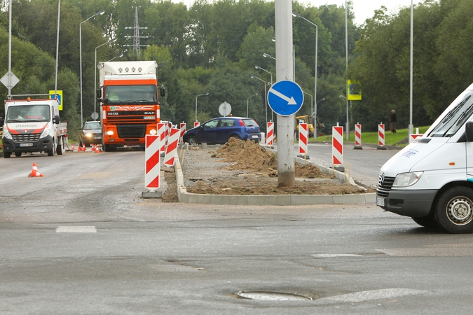 Šiaurės pr. įkalnė bus išplatinta iki trijų juostų