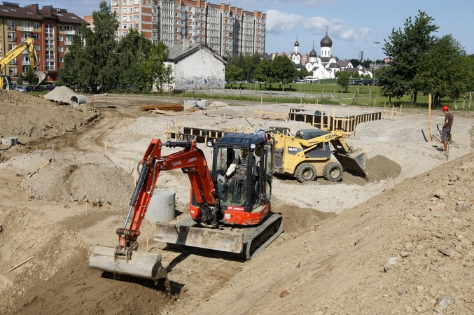 Sąjūdžio parko atnaujinimas įsibėgėjo