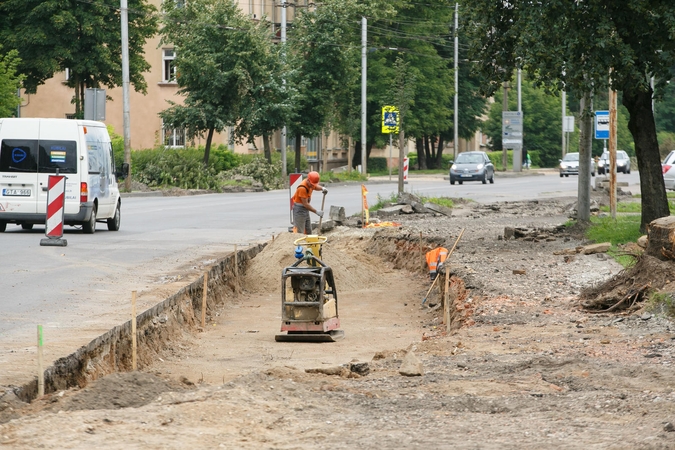 Užkliuvo R. Kalantos gatvės rekonstrukcija