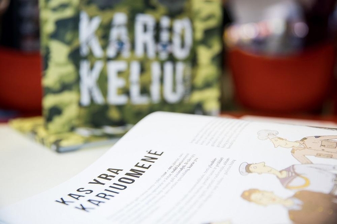 Moksleiviams – pirmoji knyga apie Lietuvos kariuomenę
